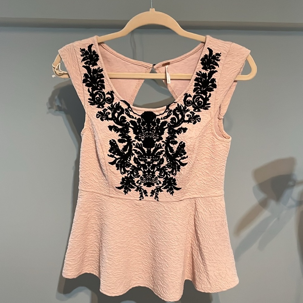 Free People Peplum Top